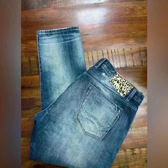 Cult of Individuality Japanese Selvedge Rebel Straight Button Men's Jeans 44x33 - Picture 4 of 9